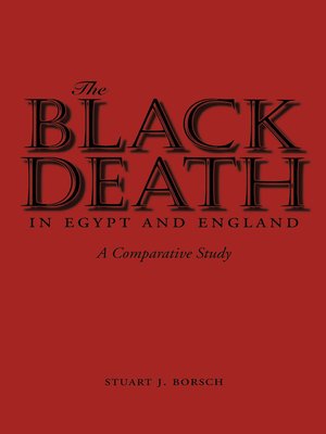 cover image of The Black Death in Egypt and England